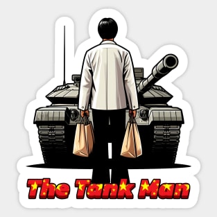 Tank Man Sticker